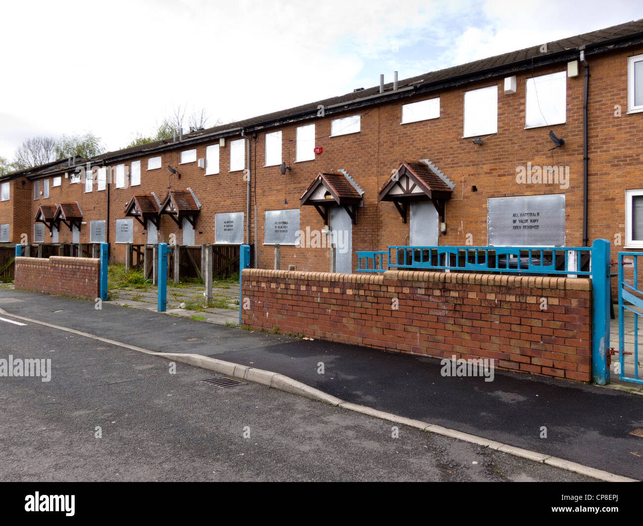 England, Salford, Lower Broughton, 1980's council housing ready for