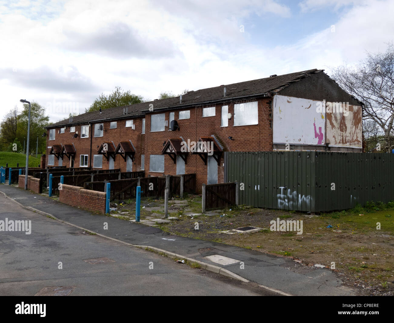 England, Salford, Lower Broughton, 1980's council housing ready for