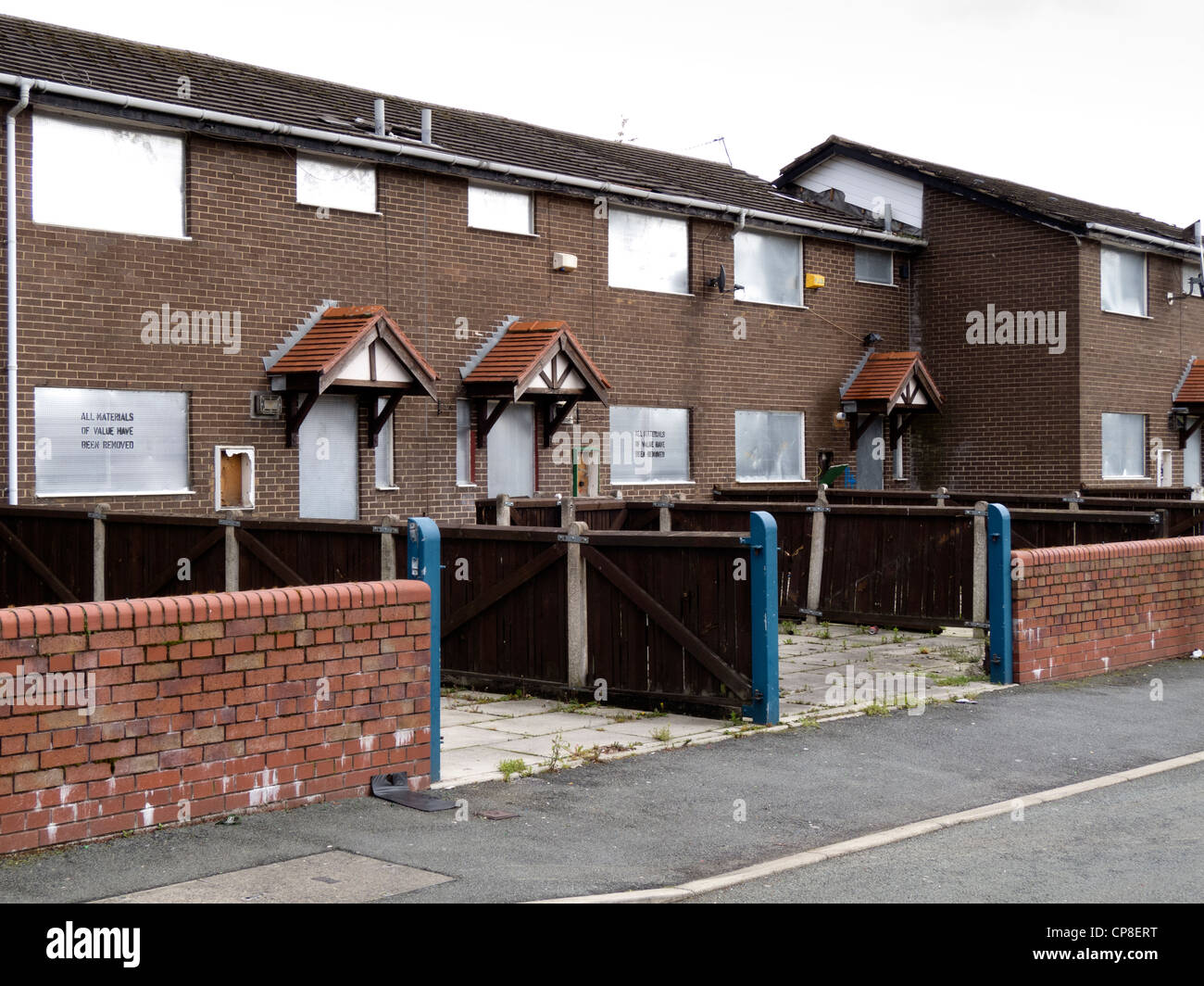England, Salford, Lower Broughton, 1980's council housing ready for