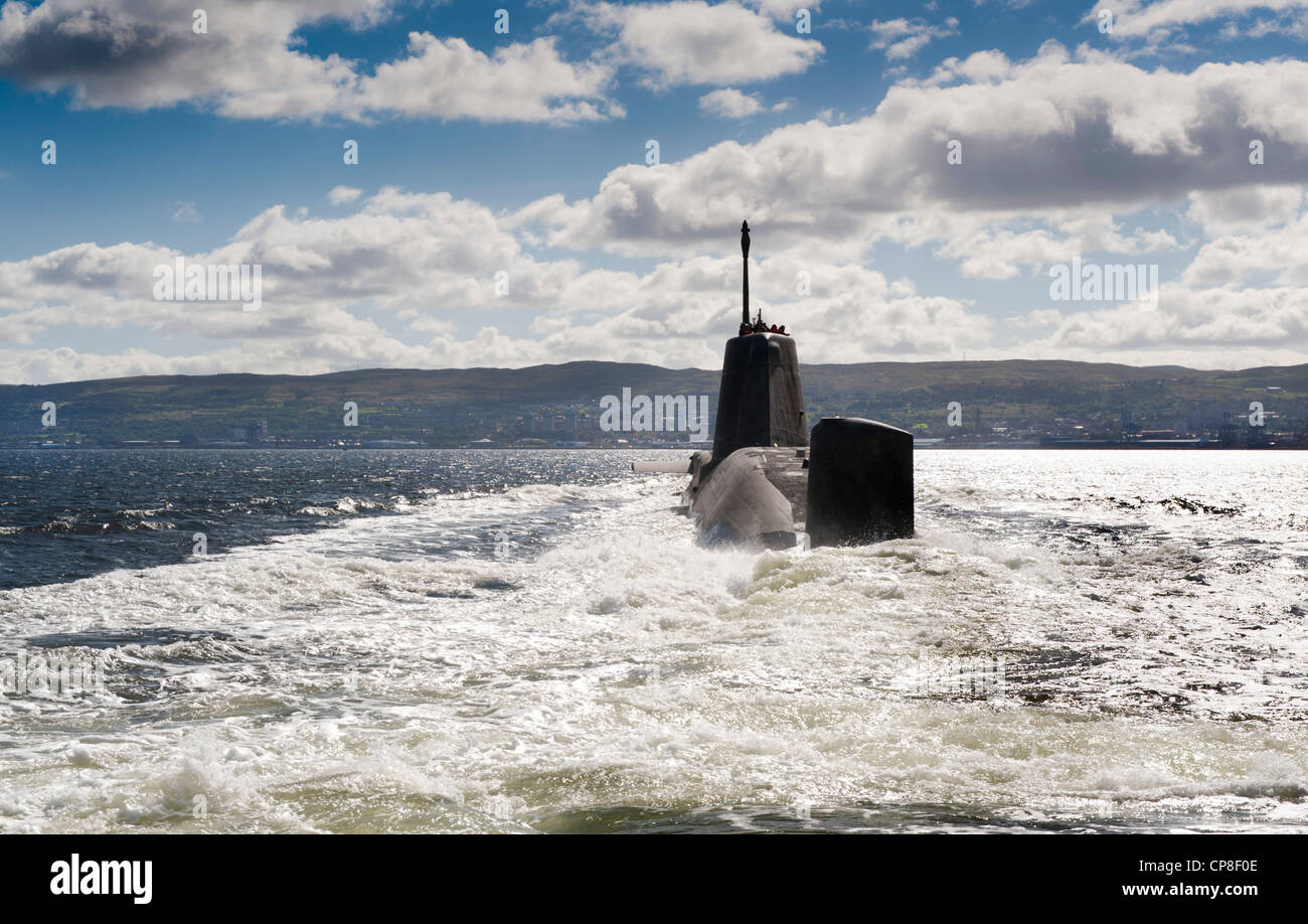 Royal Navy nuclear submarine HMS Astute Stock Photo