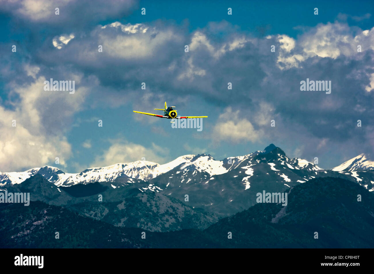 Europe Italy Piedmont Turin  Word Air Games 2009 Planes in flight Stock Photo