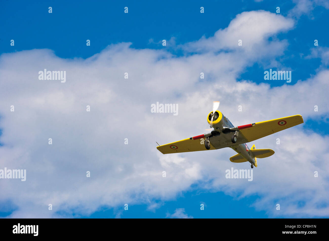 Europe Italy Piedmont Turin  airport of Collegno Word Air Games 2009 Planes in flight Stock Photo