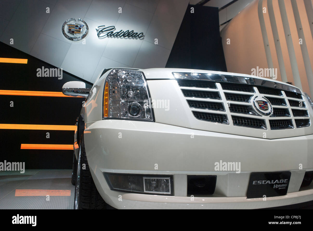 Cadillac Escalade Hybrid Stock Photo