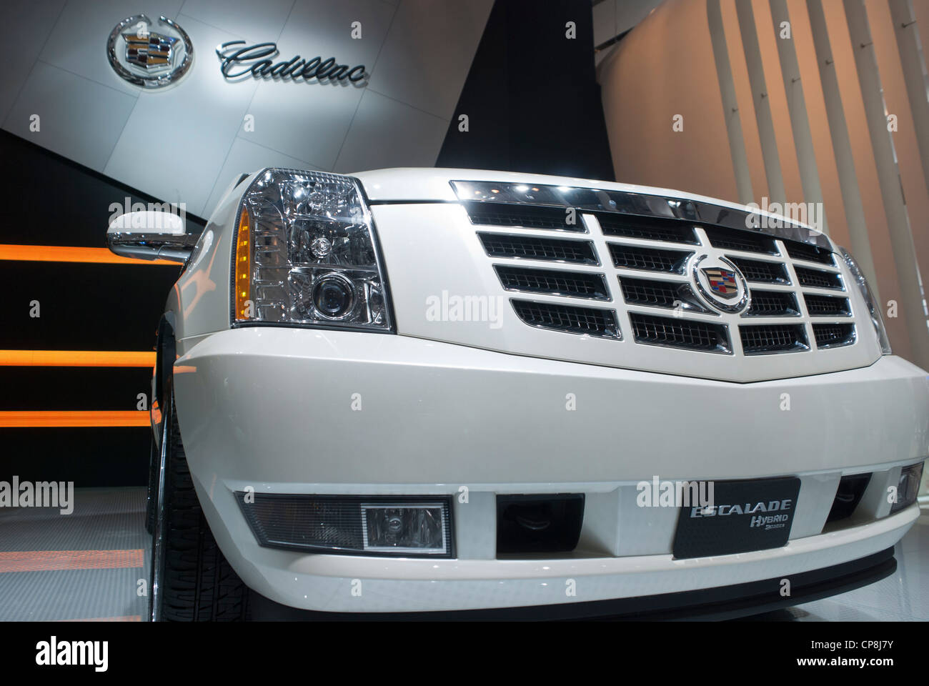 Cadillac Escalade Hybrid Stock Photo