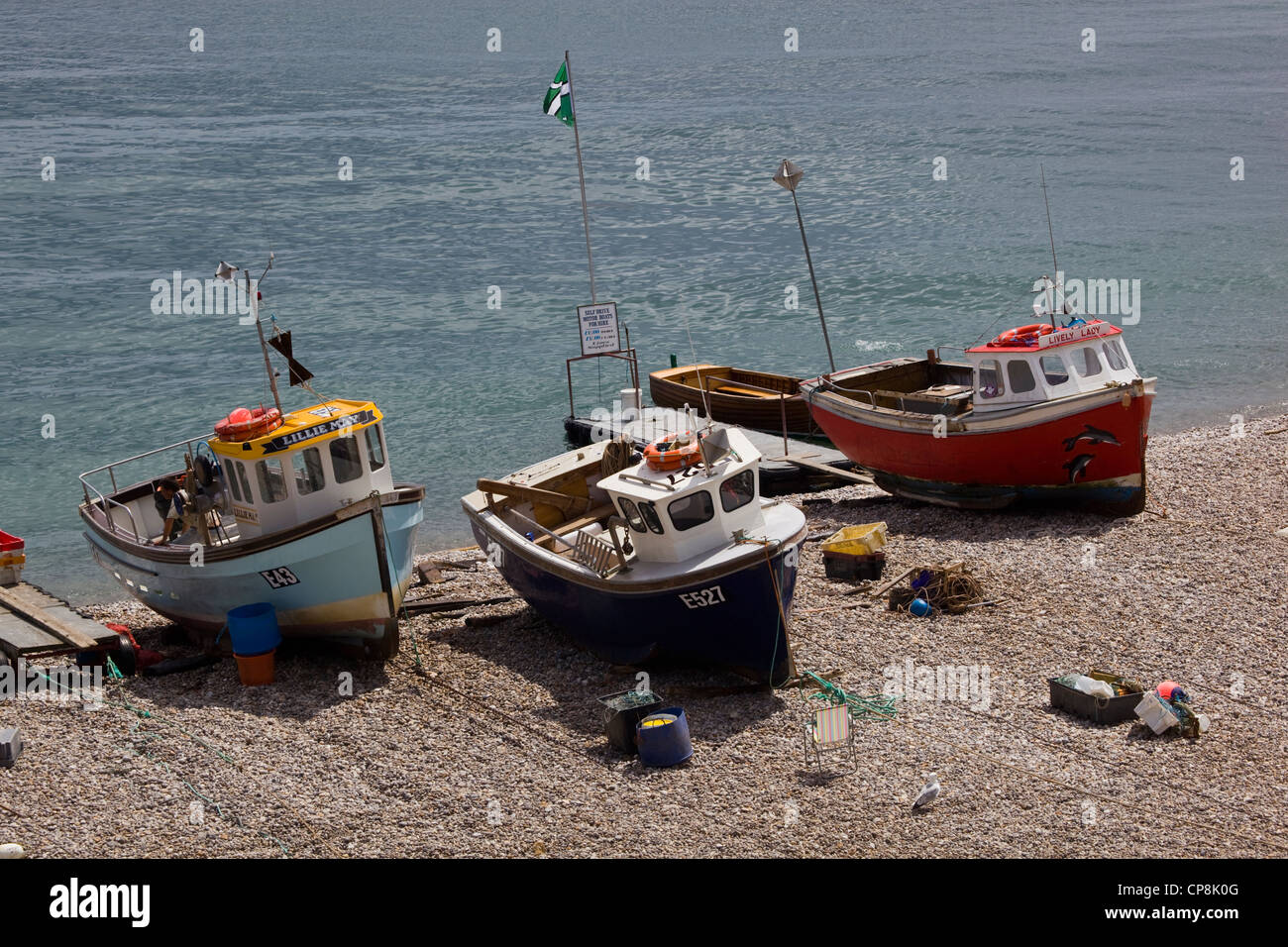 Fishing boats on the beach hi-res stock photography and images - Alamy