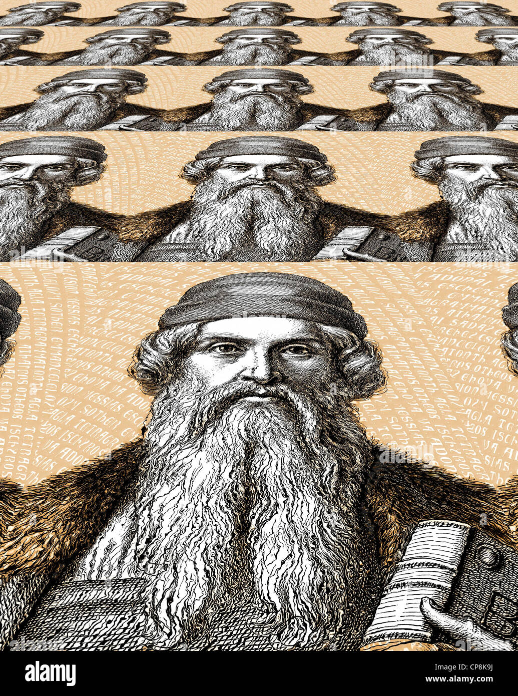 Johannes Gensfleisch zur Laden zum Gutenberg, circa 1400 1468, inventor of printing with