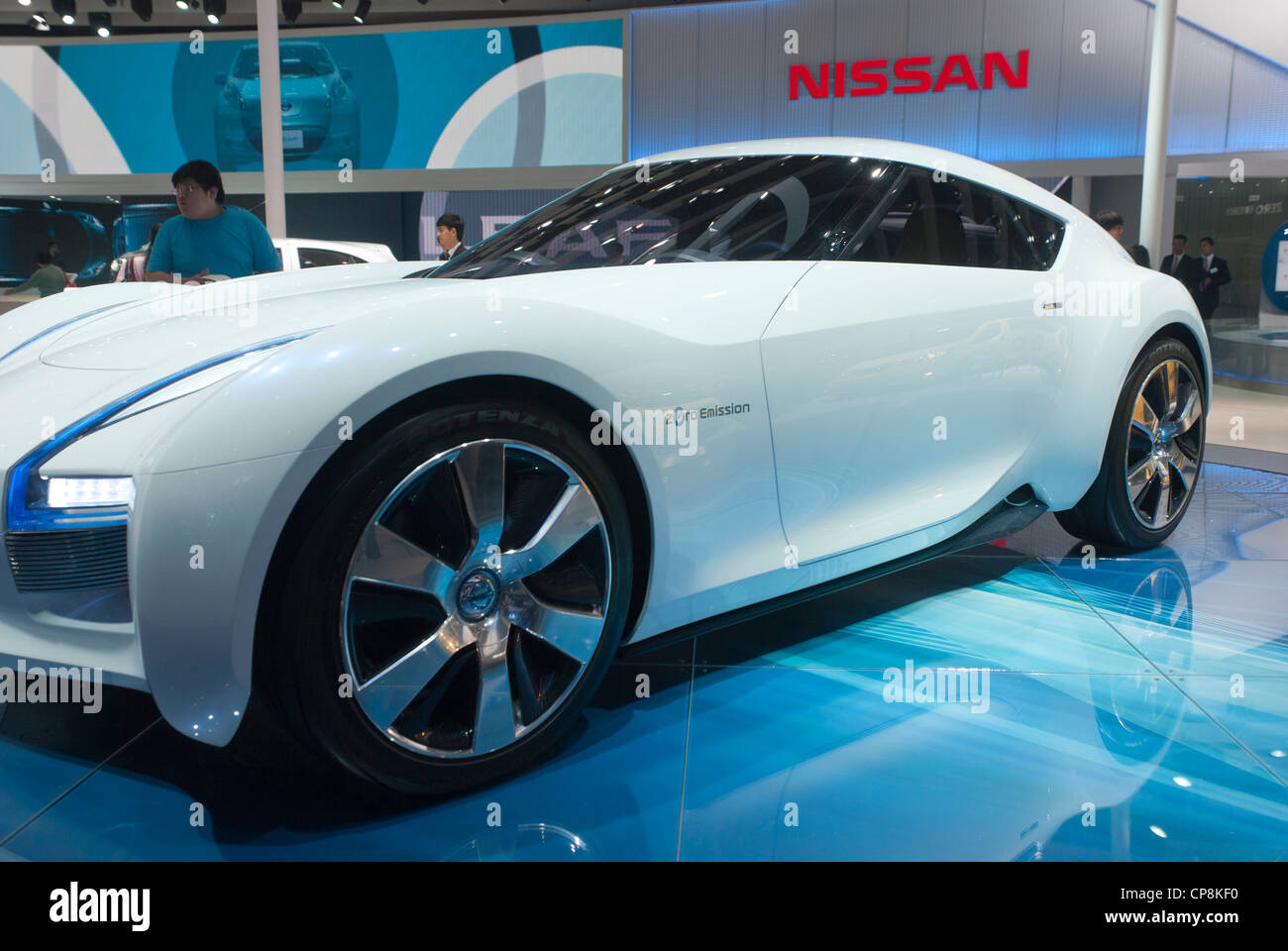 NISSAN Zero Emission Concept car Stock Photo