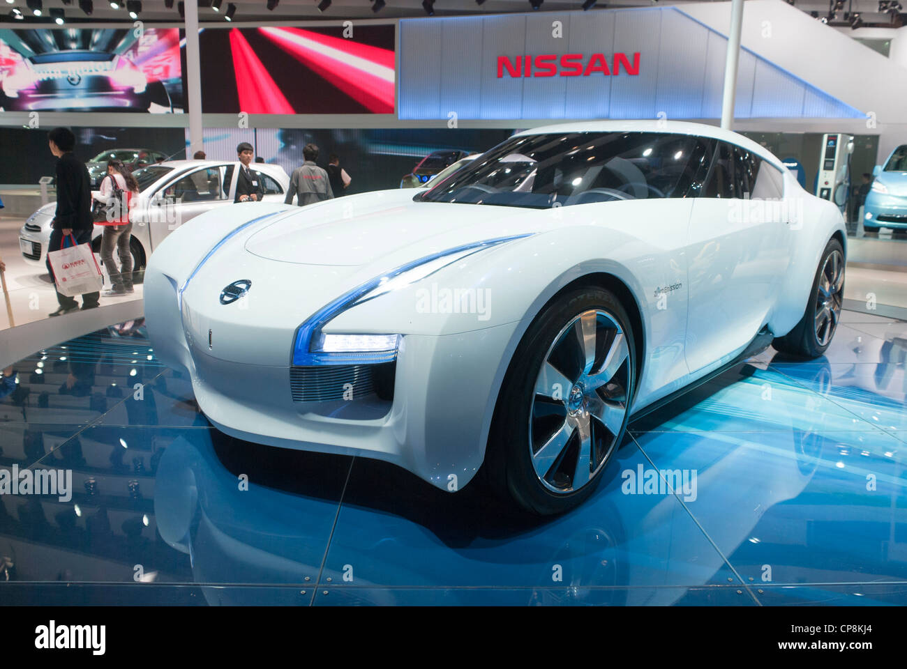 NISSAN Zero Emission Concept car Stock Photo