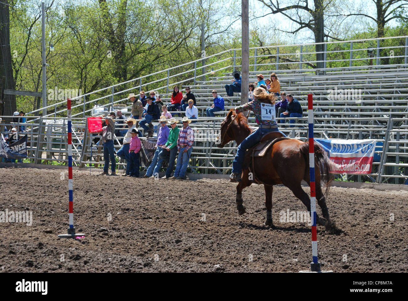 Rodeo Pole Racing High Resolution Stock Photography and Images Alamy