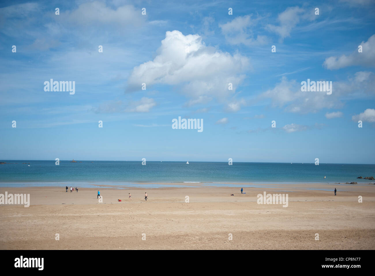 The Plage Du Longchamp At Saint Lunaire A Seaside Resort