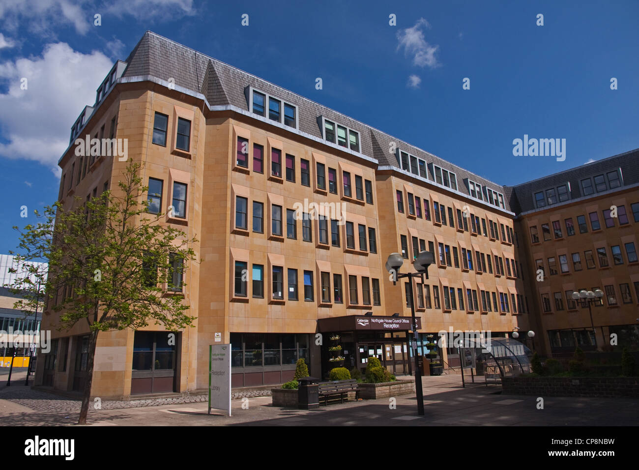 Northgate House, Calderdale Council offices, Halifax, West Yorkshire Stock Photo