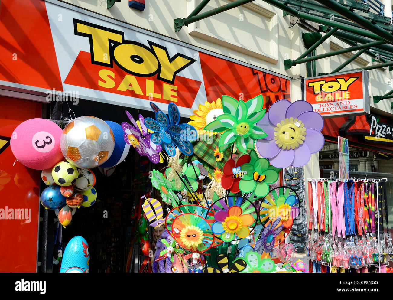 A seaside toy shop in Paignton, Devon, UK Stock Photo Alamy