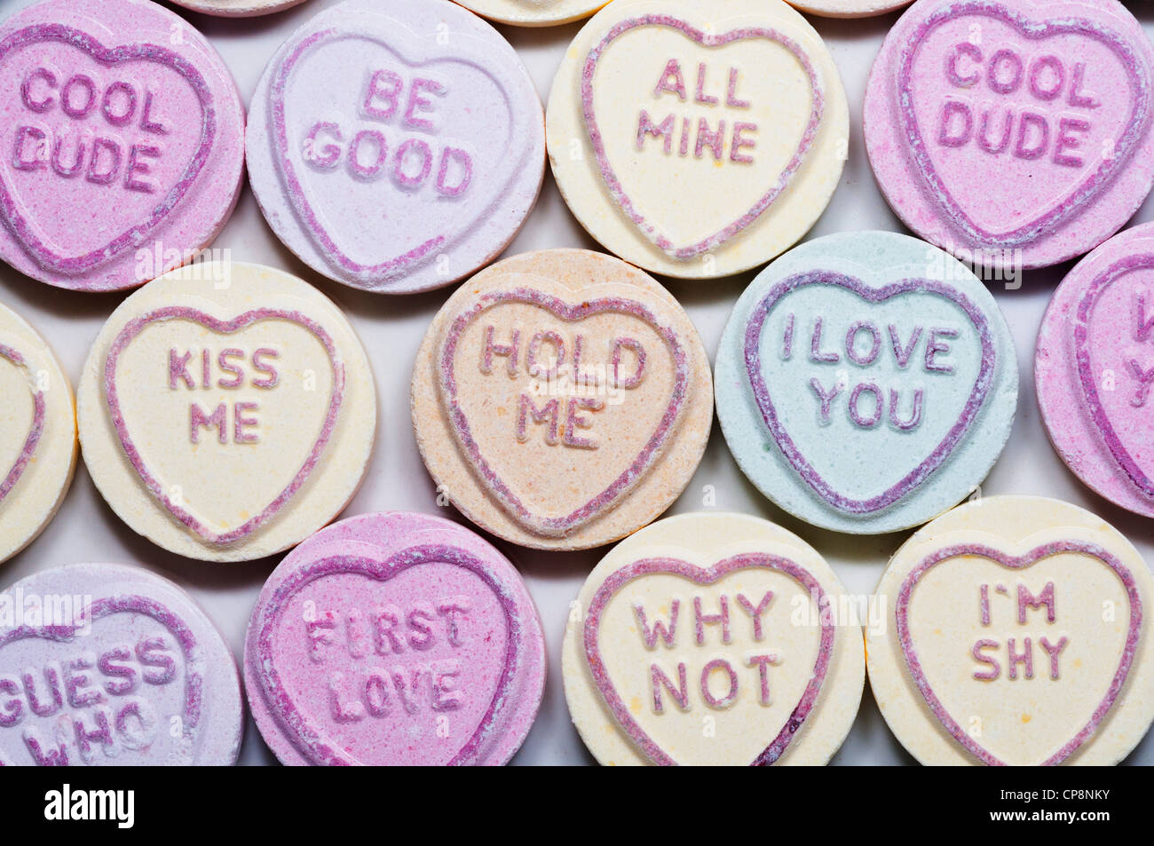 Love Hearts Sweets High Resolution Stock Photography and Images Alamy