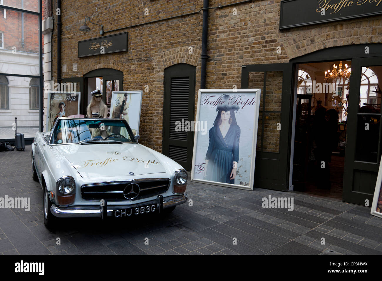 1960 S Mercedes Benz Sl Used As A Prop Outside The Traffic People