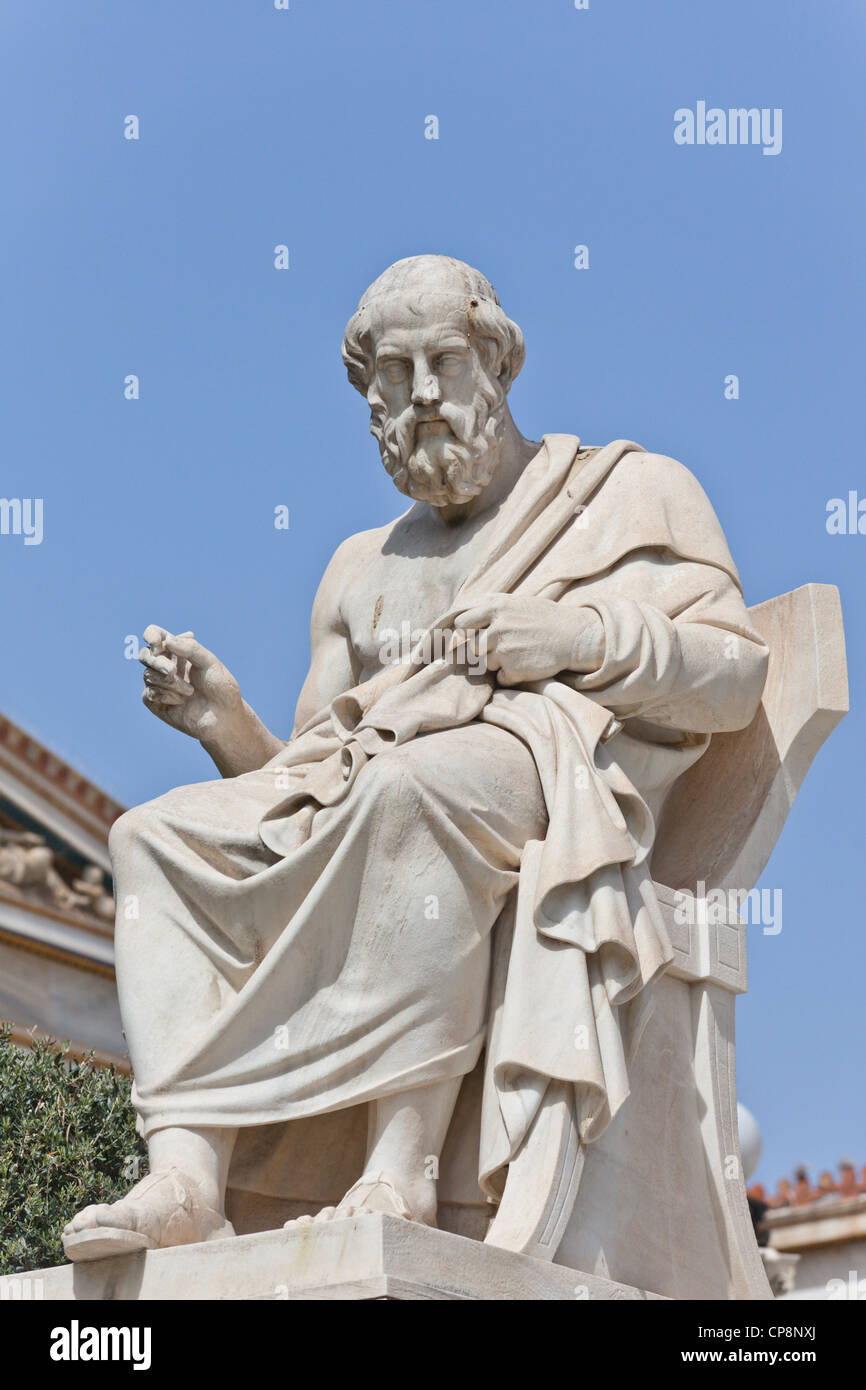 Greek ancient philosopher Platon Stock Photo