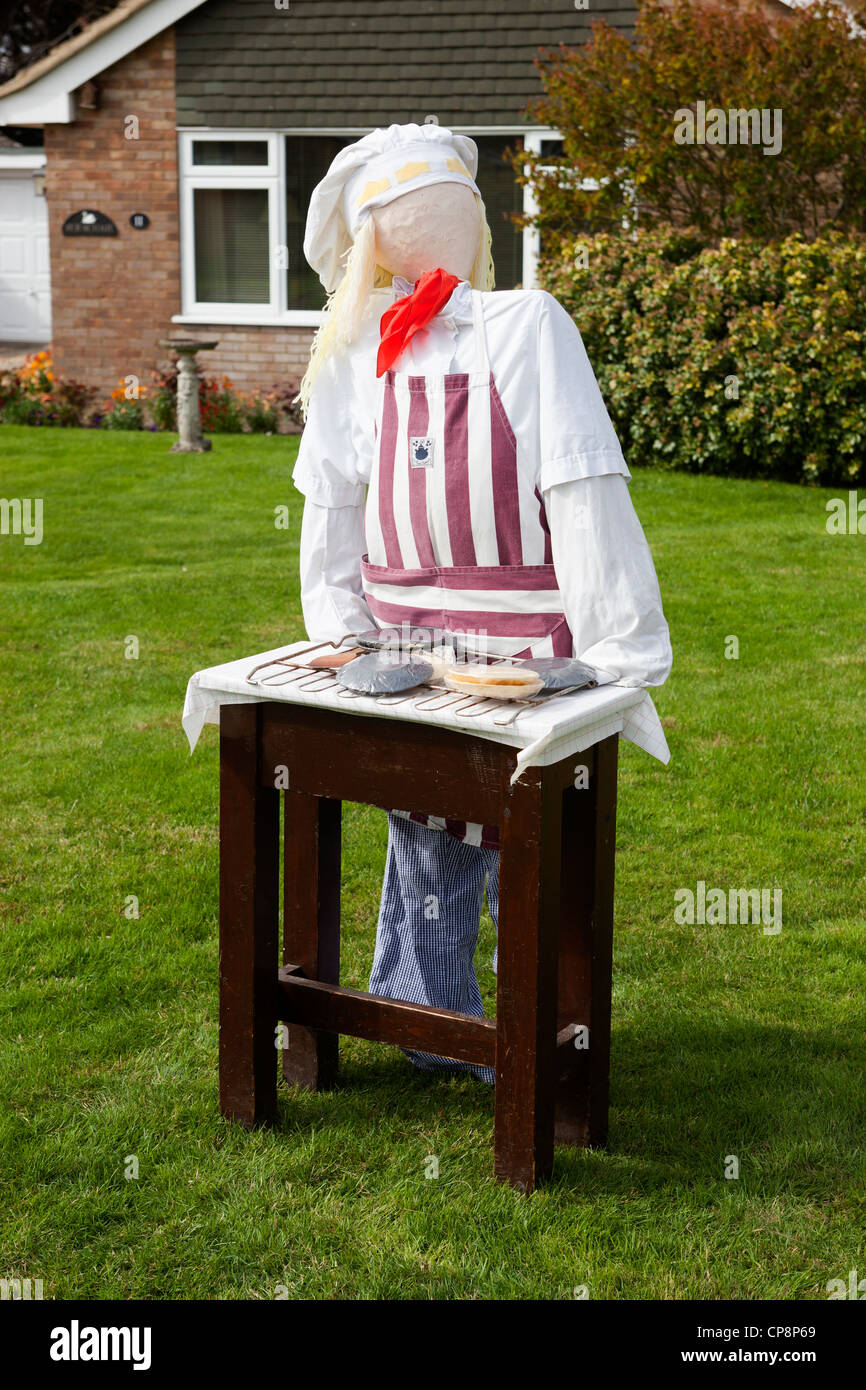 Scarecrow Festival Urchfont Village Stock Photo Alamy