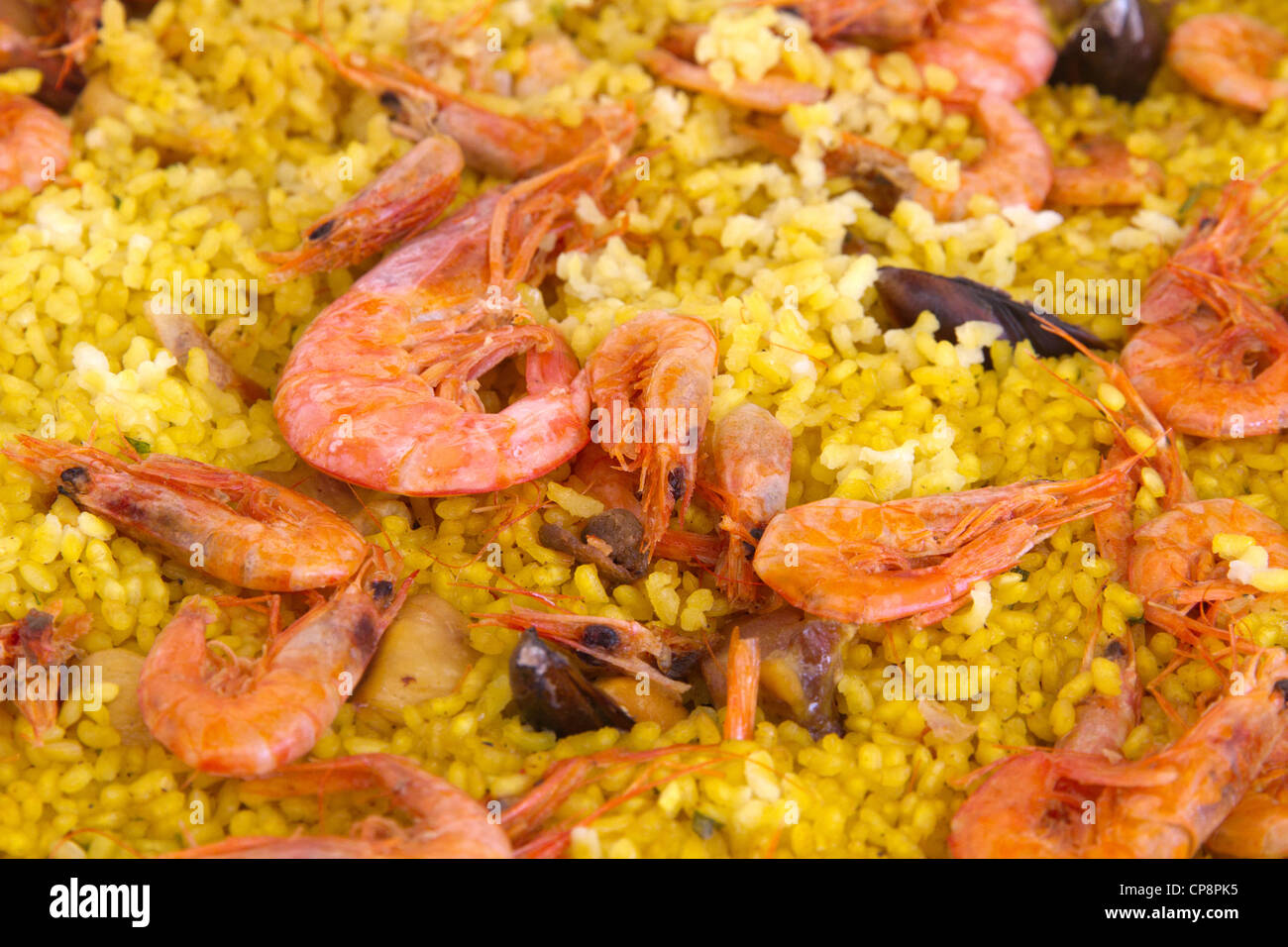 Paella rice Andalucia Spain food Stock Photo Alamy