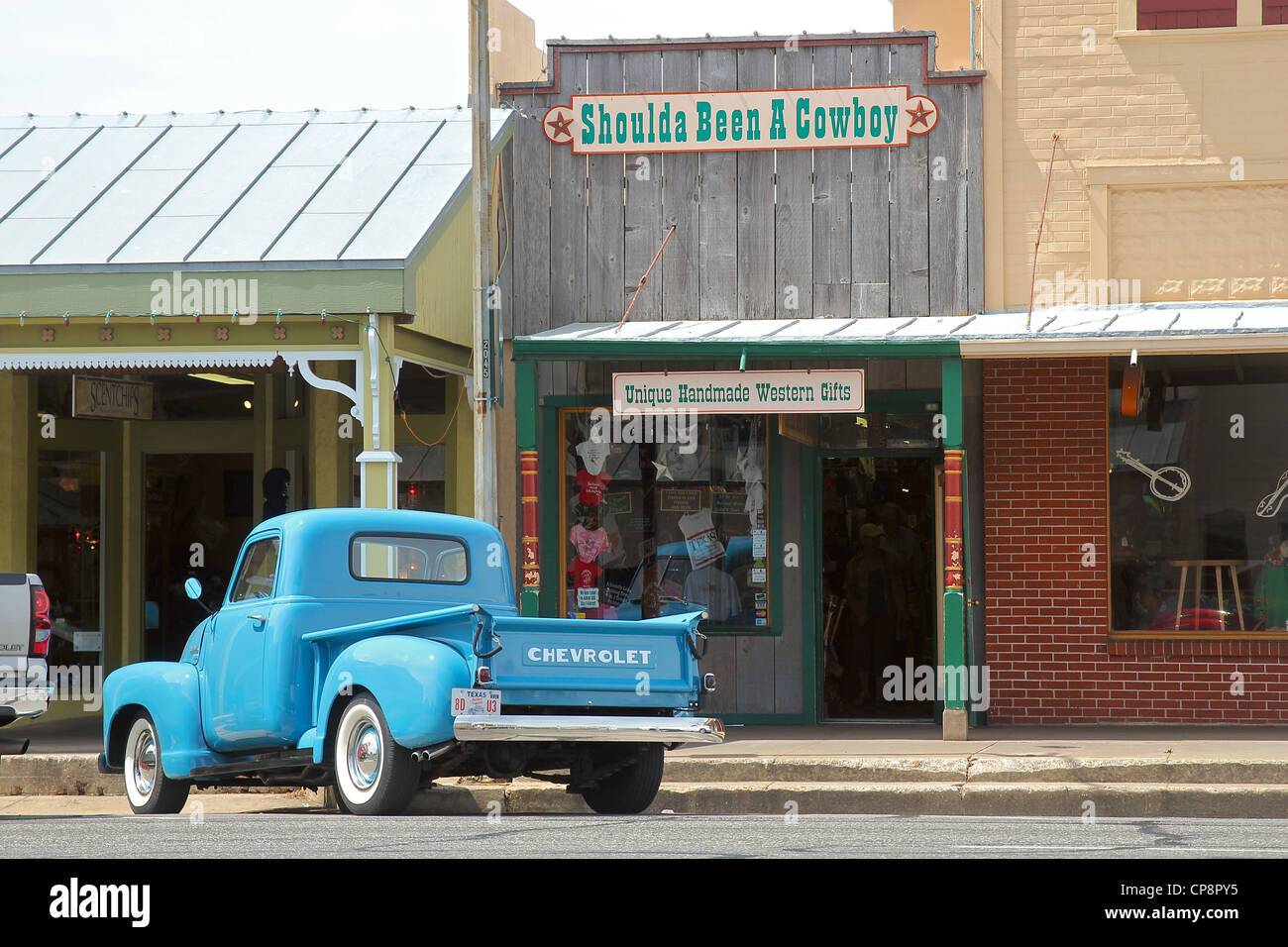  Shoulda Been A Cowboy Store With A Retro style Chevrolet Truck