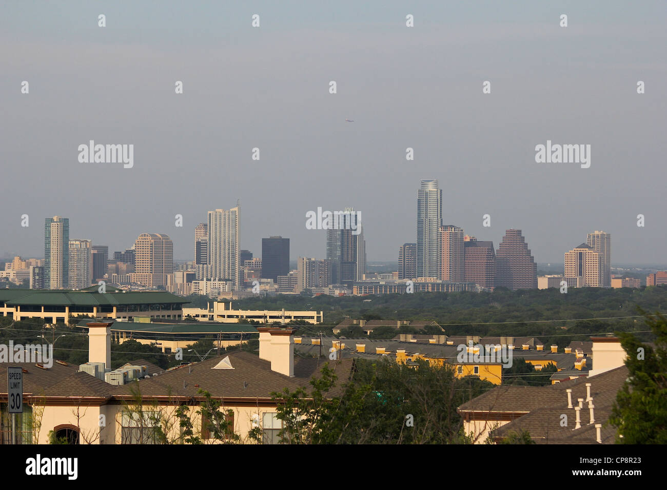 A view towards the Austin skyline. Austin, Texas Stock Photo Alamy