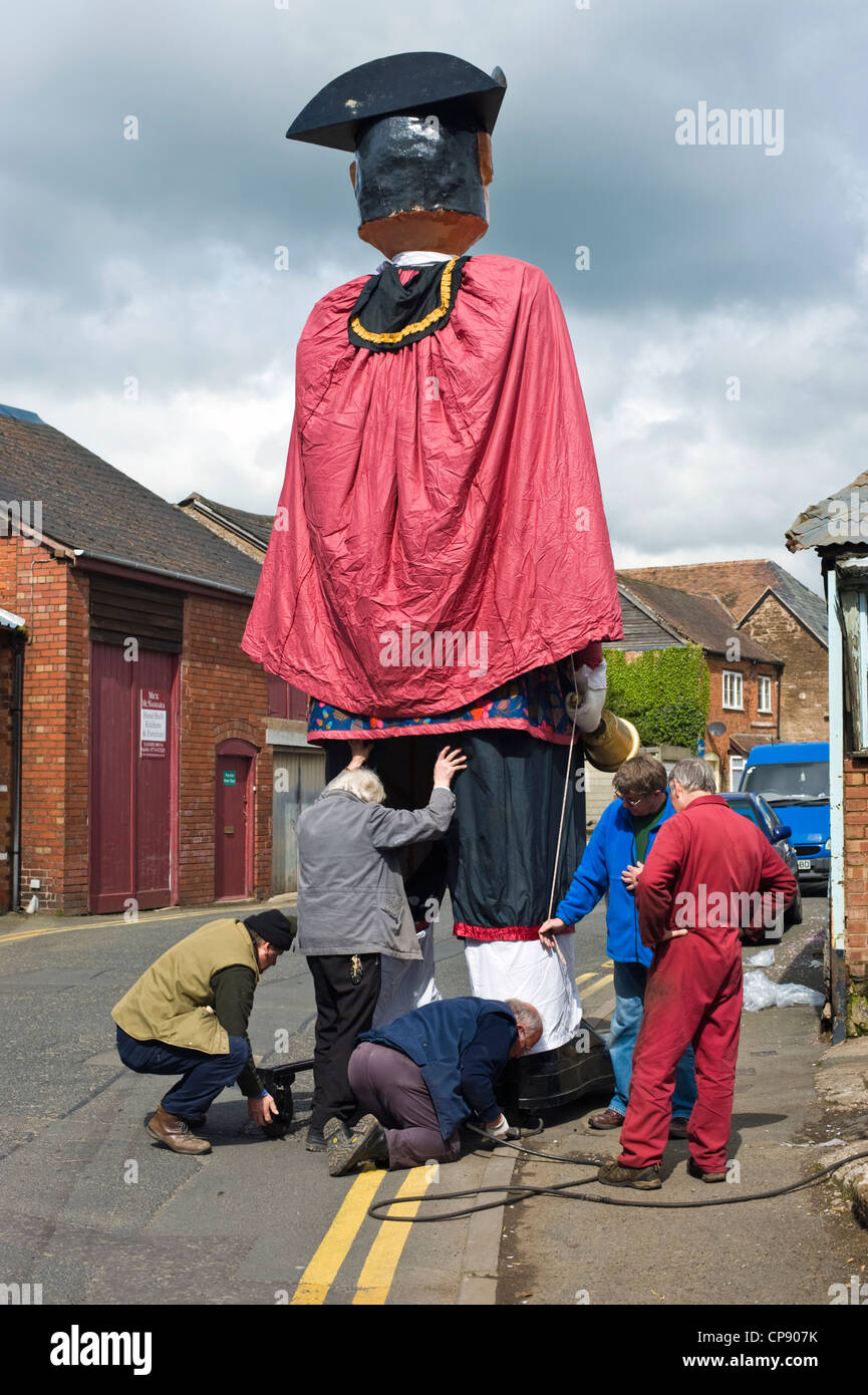 Mascot of Bromyard International Town Criers Festival 2012. Bromyard ...