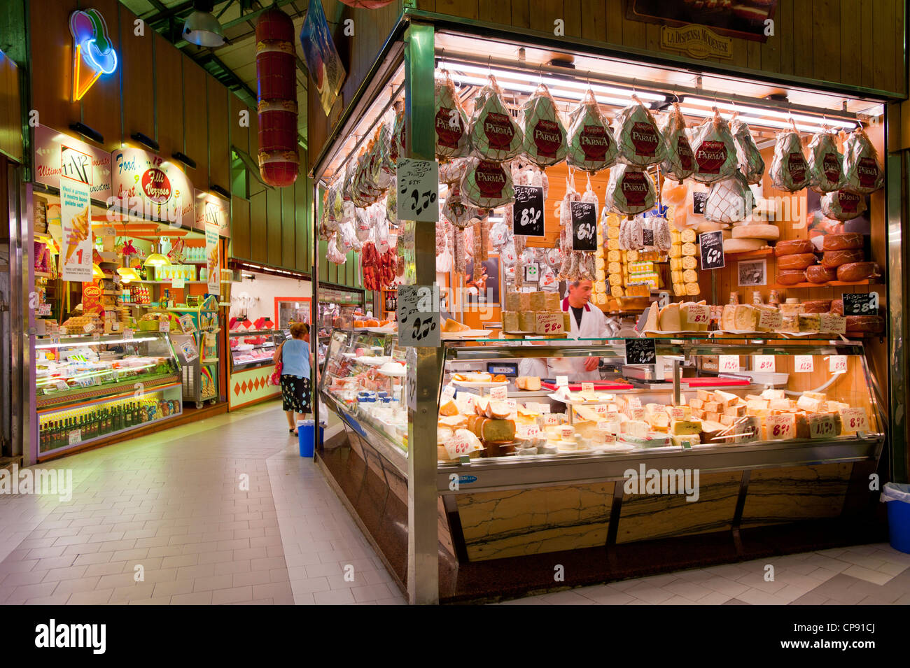 Europe Italy Piedmont Torino Porta Palazzo Market The Covered Market foods Stock Photo