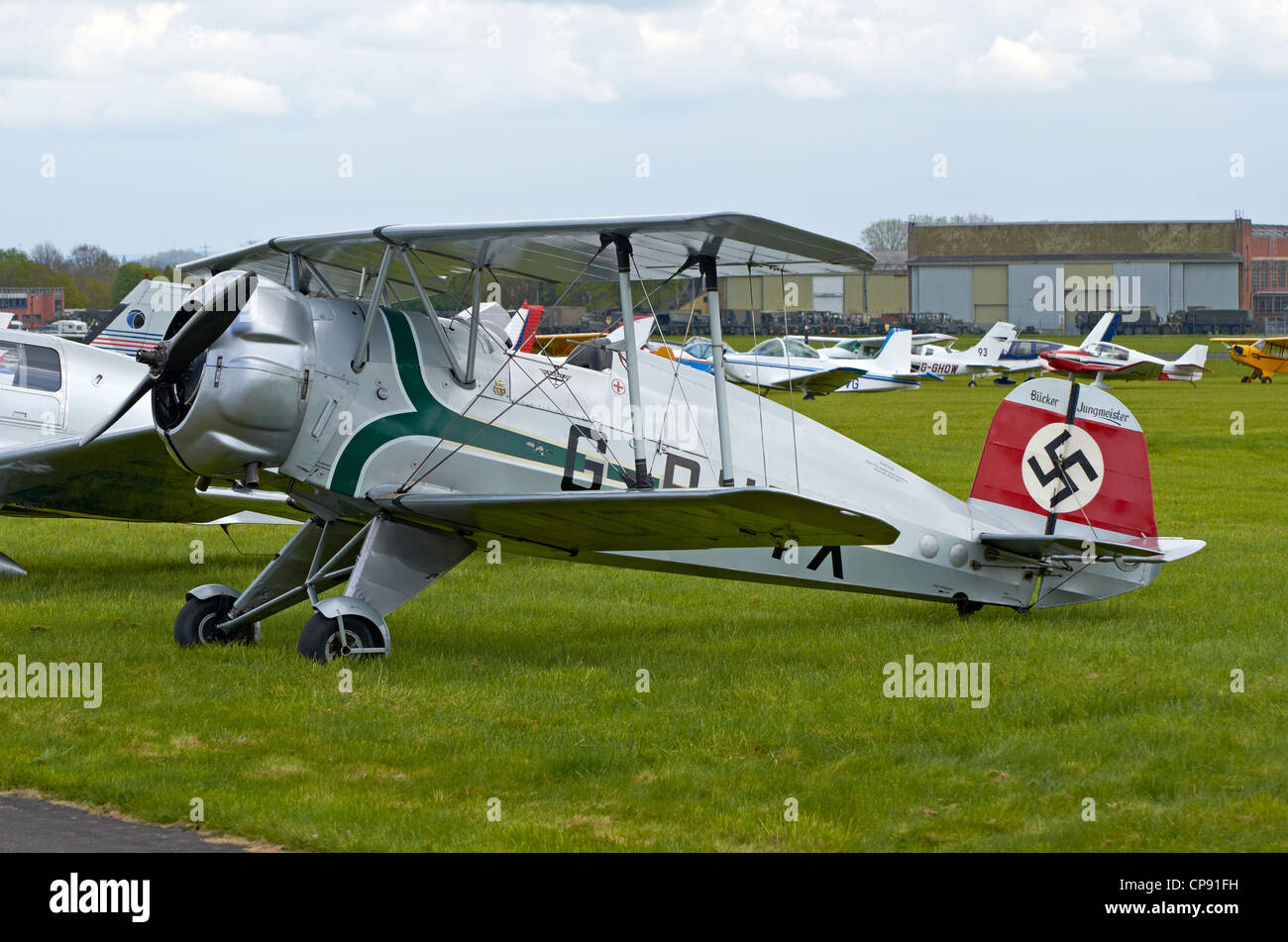 German Bücker Bü 131 "Jungmann" (Young man) was a 1930s basic training  aircraft which was used by the Luftwaffe during World War Stock Photo -  Alamy