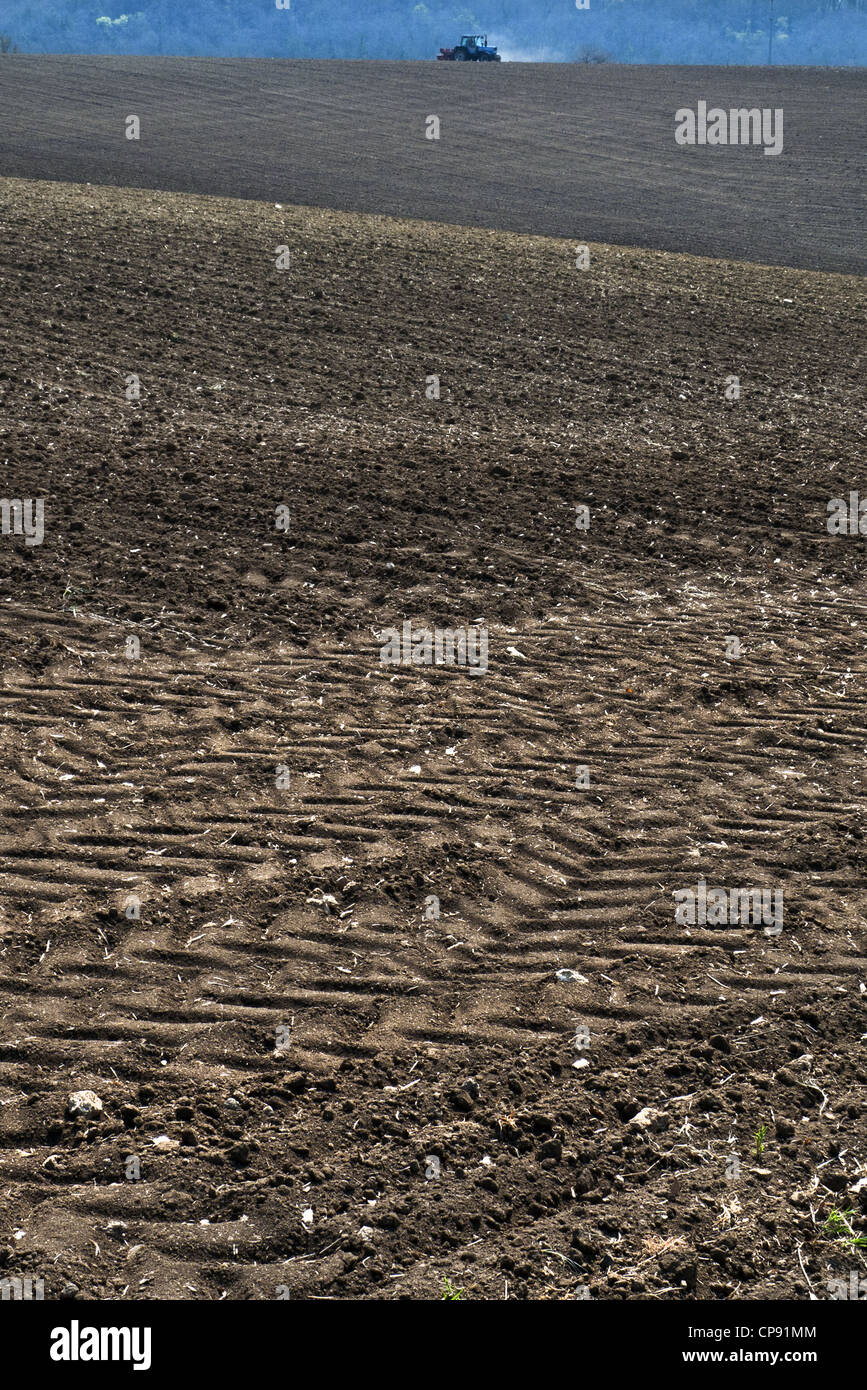 Countryscape, farmed land Stock Photo