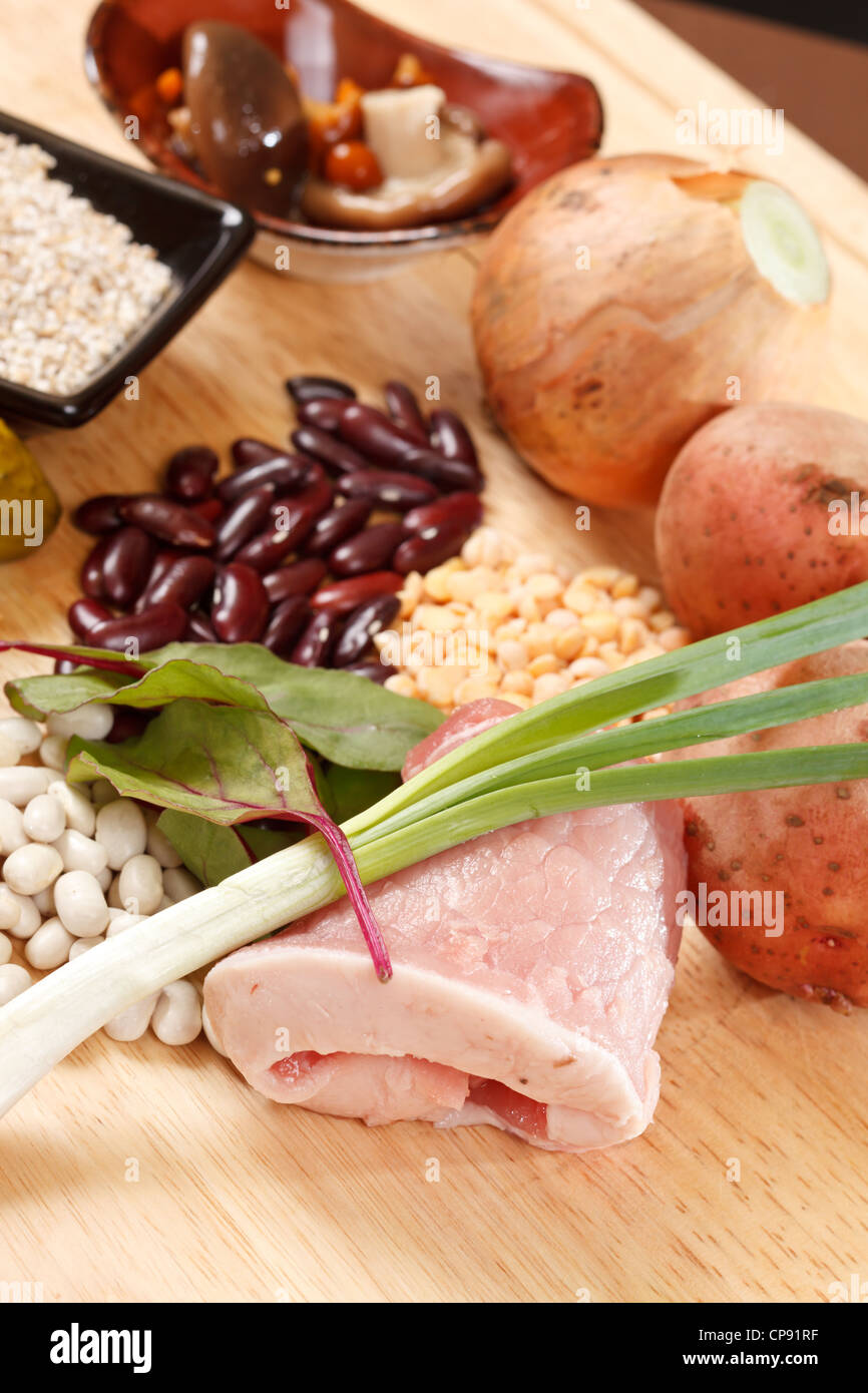 ingredients for traditional dish Stock Photo Alamy
