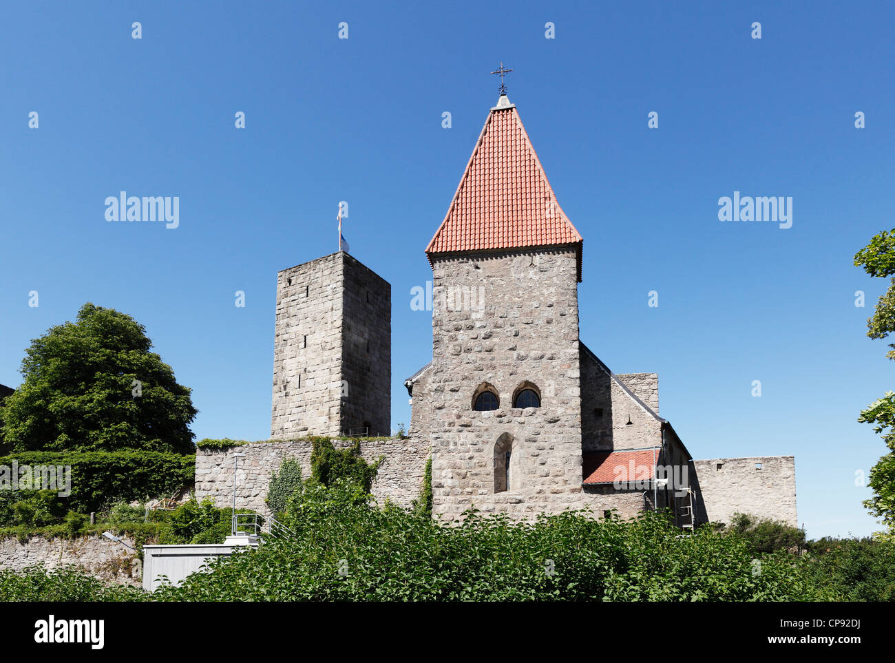 Germany, Bavaria, View of Leuchtenberg Castle Stock Photo