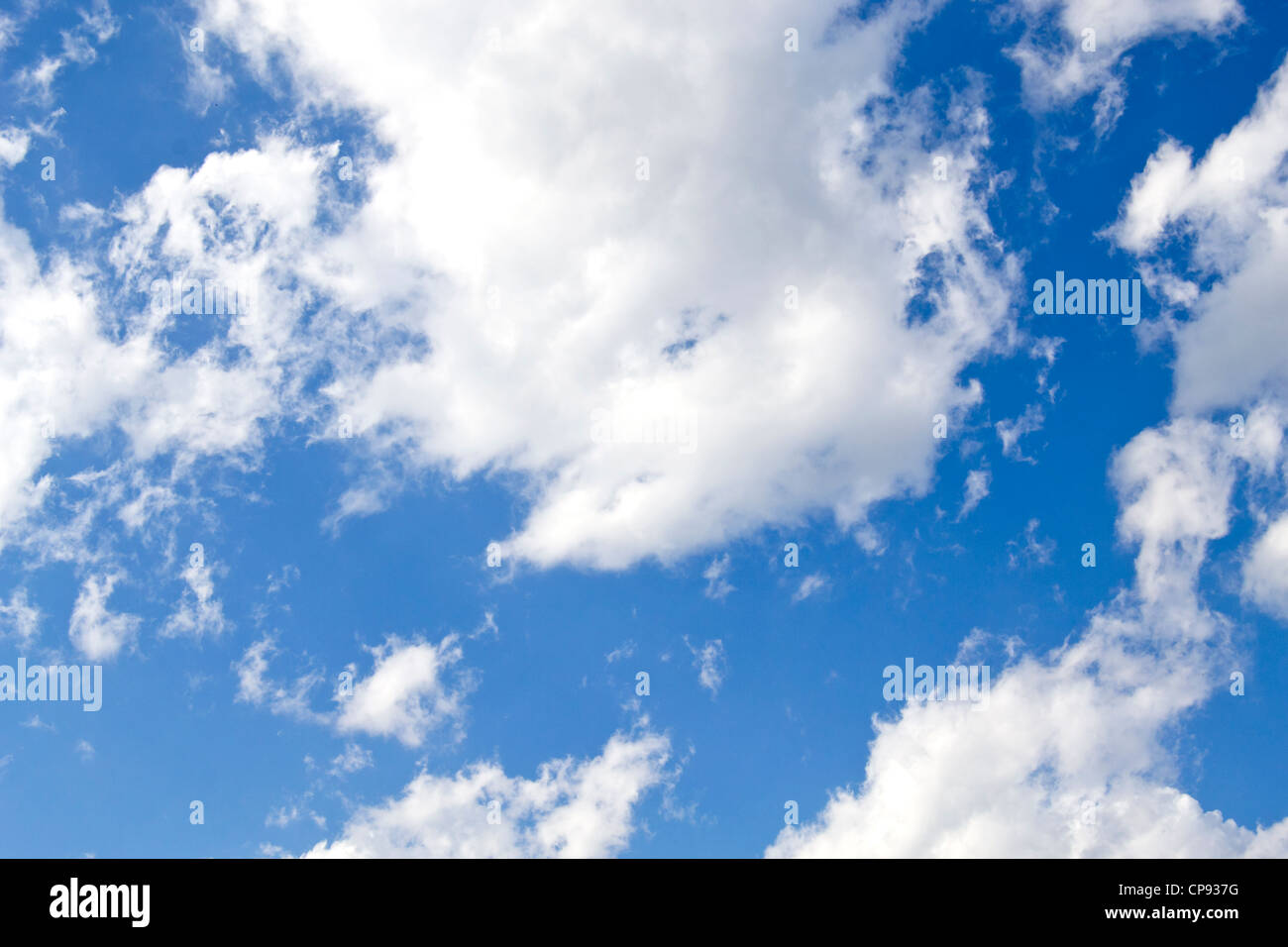 Blue sky with clouds Stock Photo - Alamy