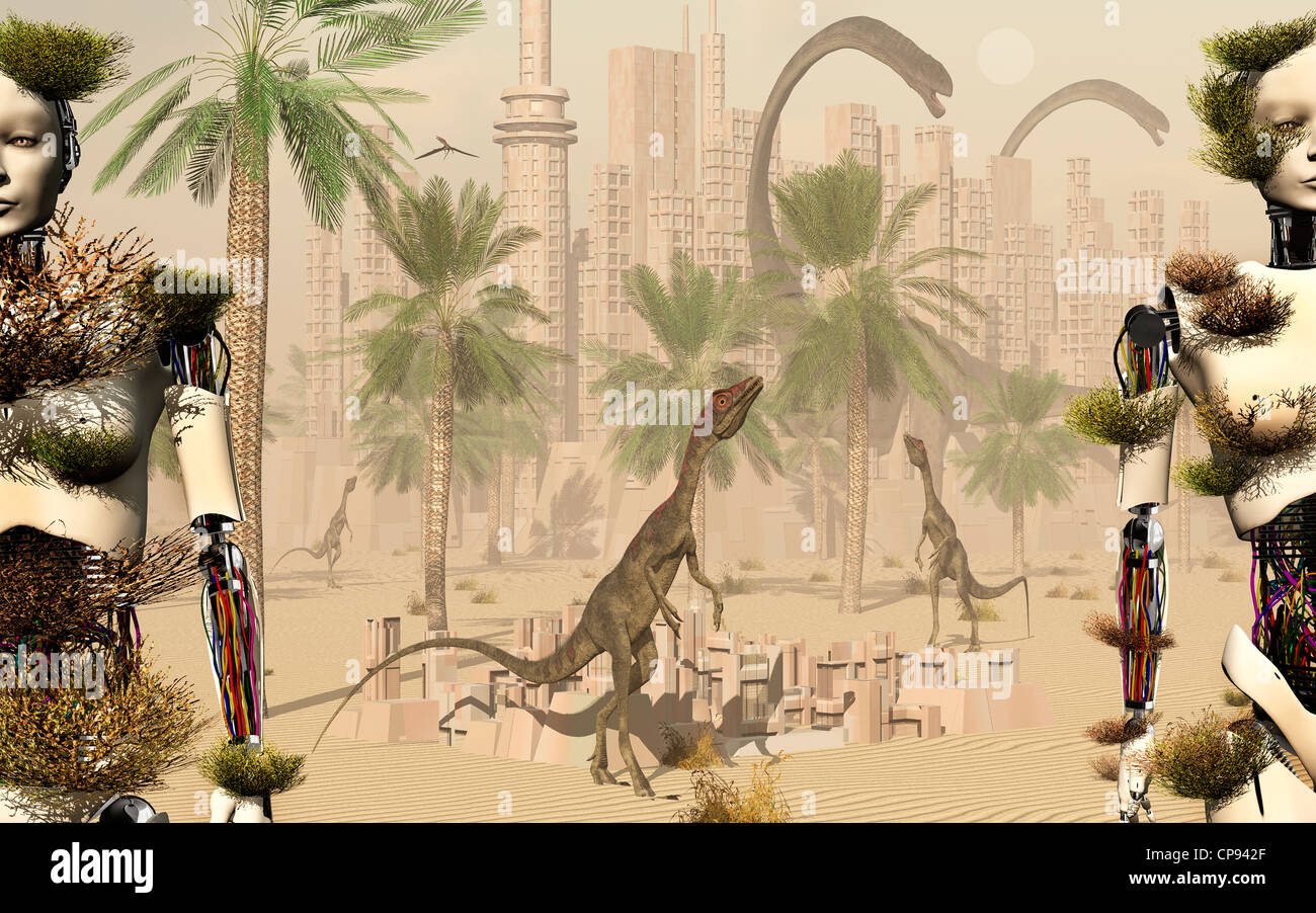 Once Upon A Time, When Futuristic Advanced Technology & Dinosaurs ...