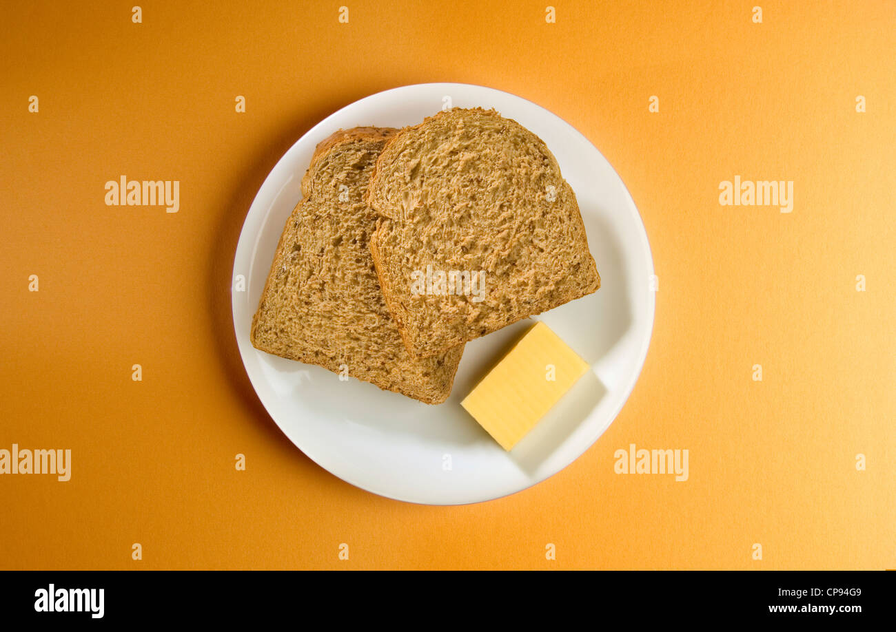 Bread and butter Stock Photo Alamy