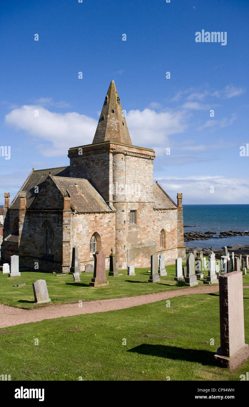 St Monans church in the  East Neuk  Fife Scotland. Stock Photo