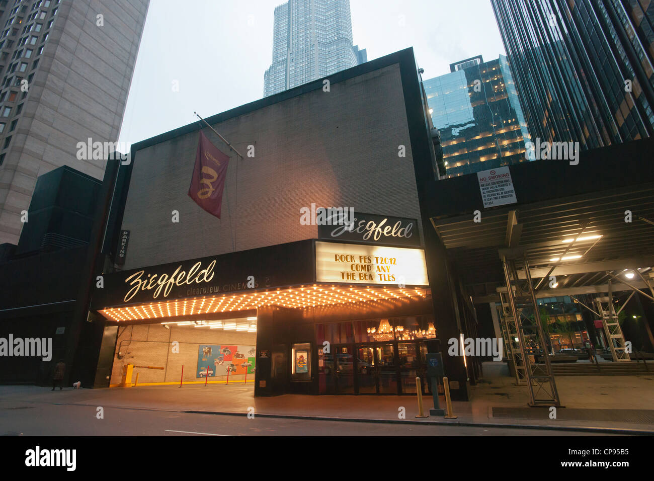 Clearview Cinemas' iconic Ziegfeld Theater in midtown in New York Stock