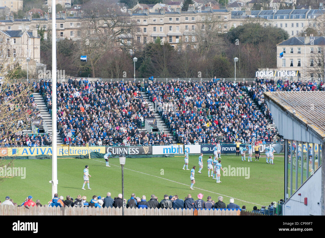 Bath Rec Rugby ground Stock Photo Alamy