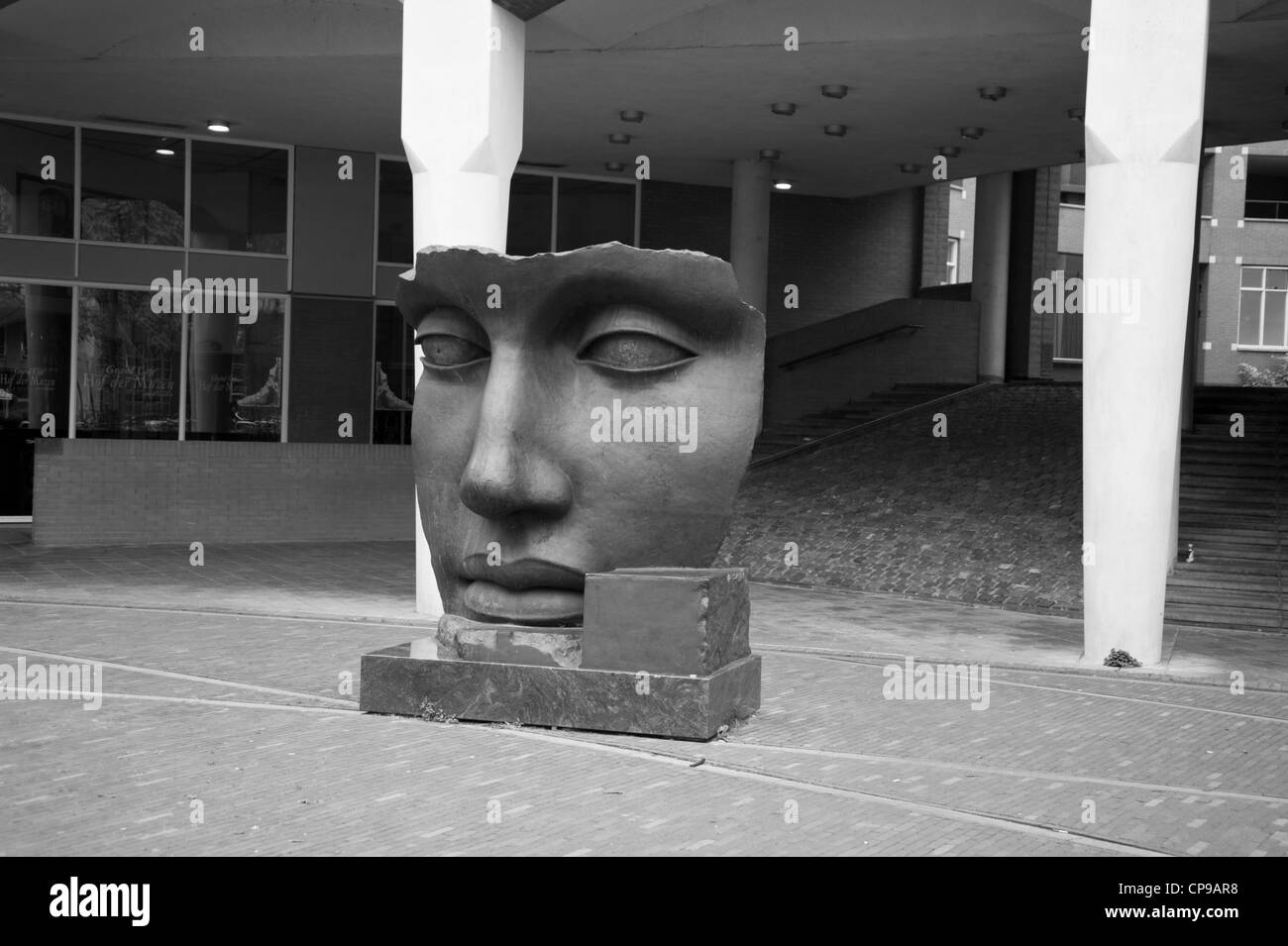 the human face sculpture mask contemporary art figurine center The