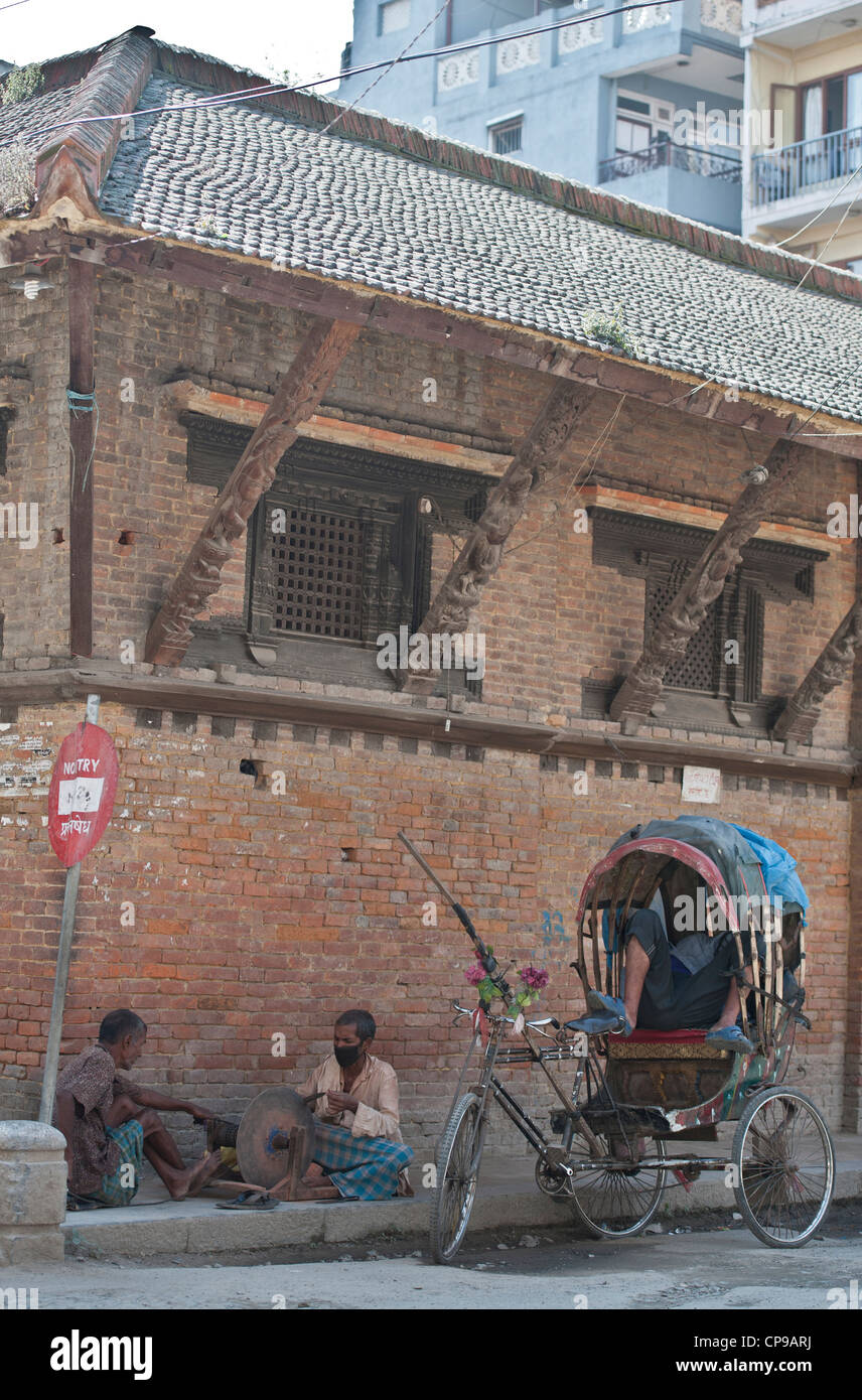 Daily life in Nepal Stock Photo