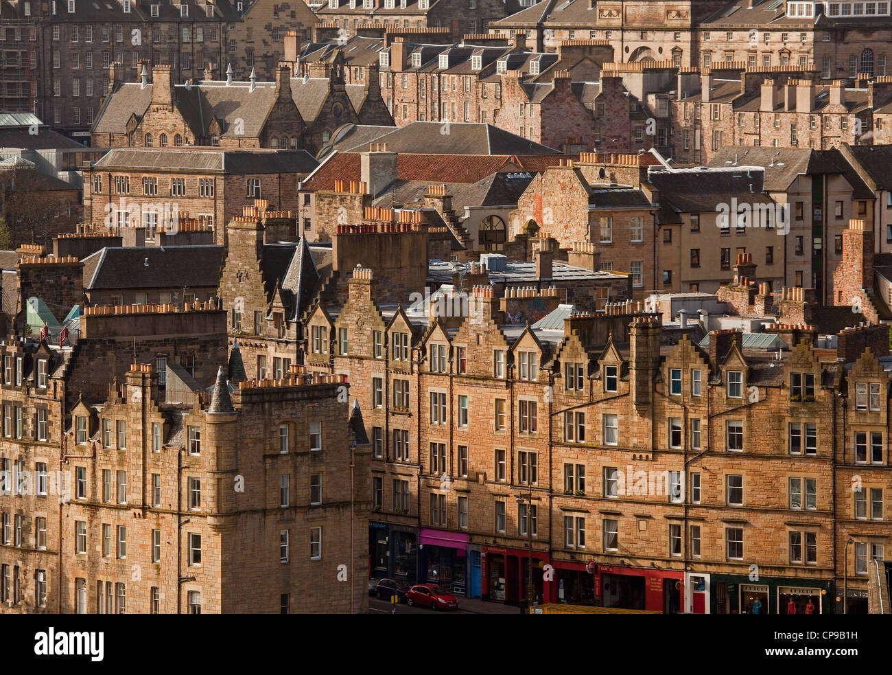 Jeffrey Street and part of Edinburgh old town Stock Photo Alamy