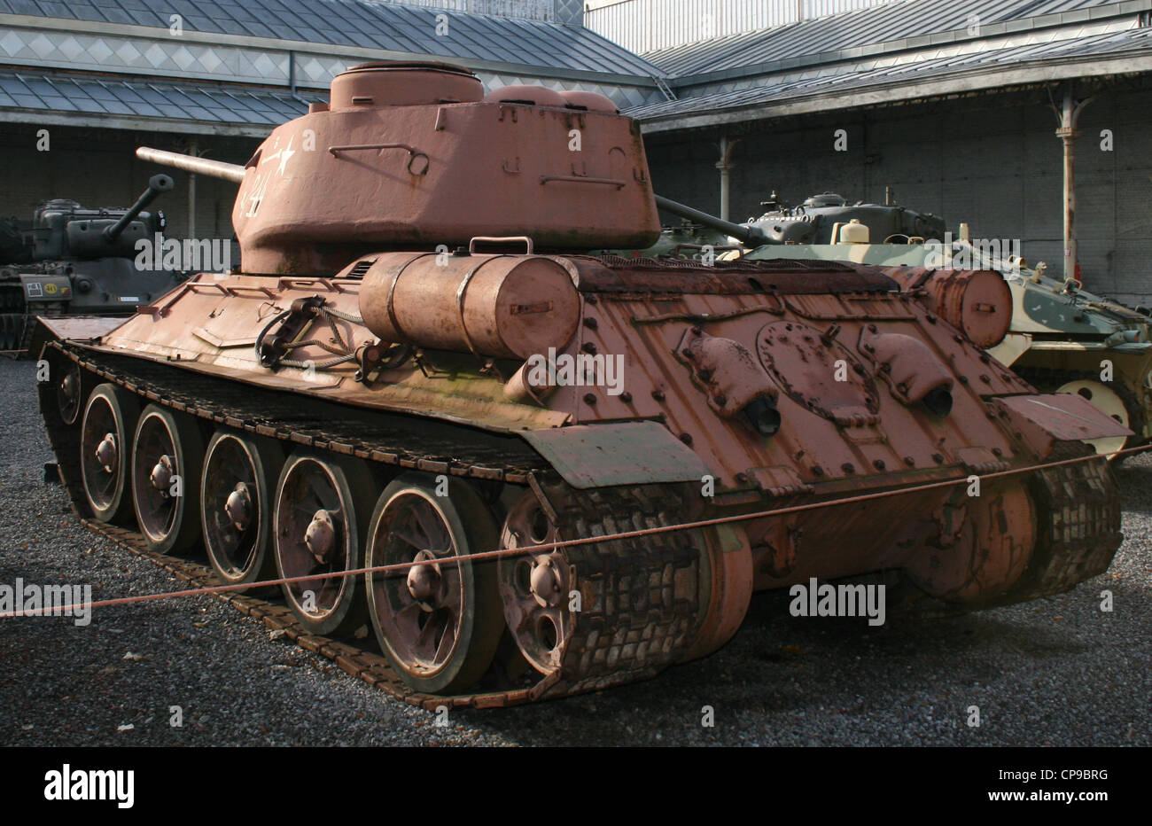 T 34 Tank Stock Photo