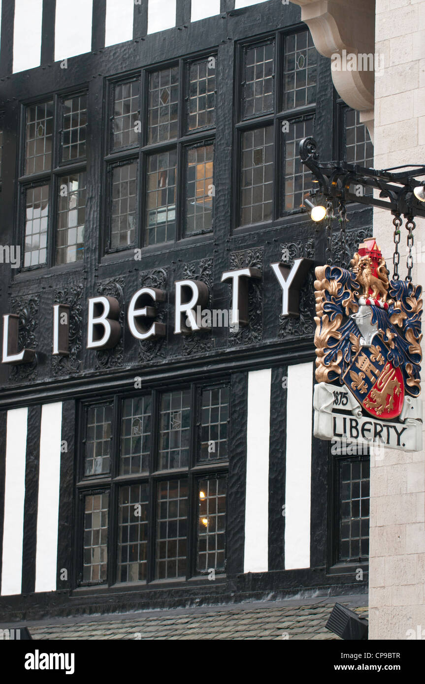 Liberty department store, London Stock Photo Alamy