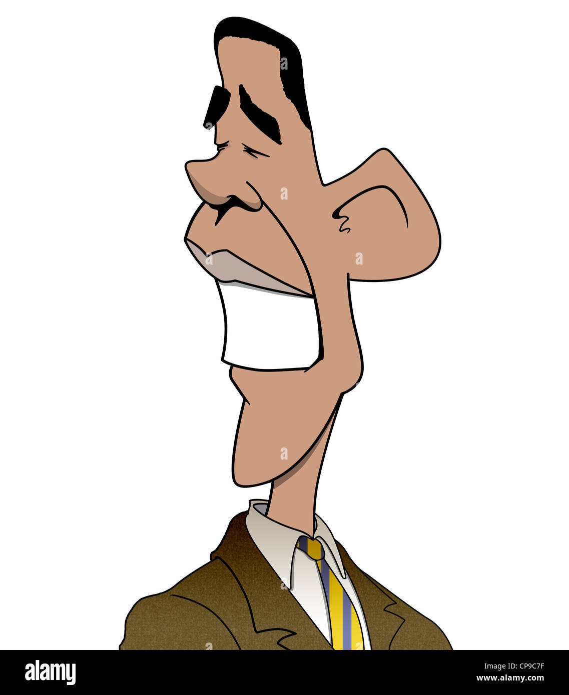 Obama cartoon hi-res stock photography and images - Alamy
