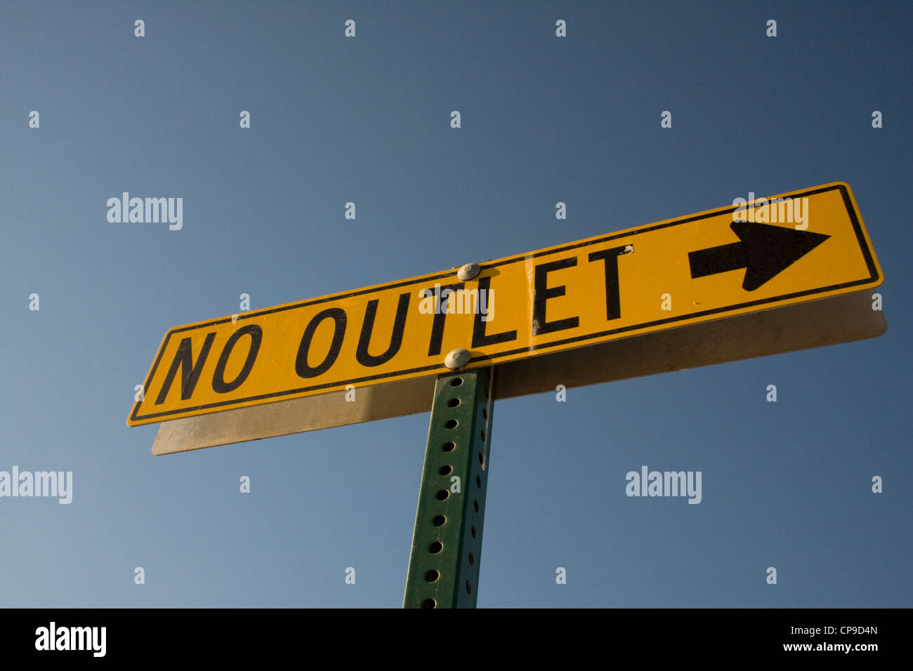 No Outlet Sign Stock Photo - Alamy