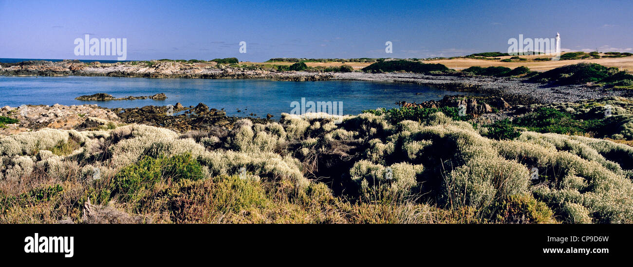 Currie Lighthouse, King Island, Tasmania Stock Photo