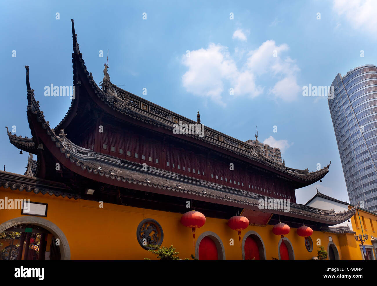Jade Buddha Temple Jufo Si Shanghai China Most famous Buddhist temple in Shanghai Stock Photo
