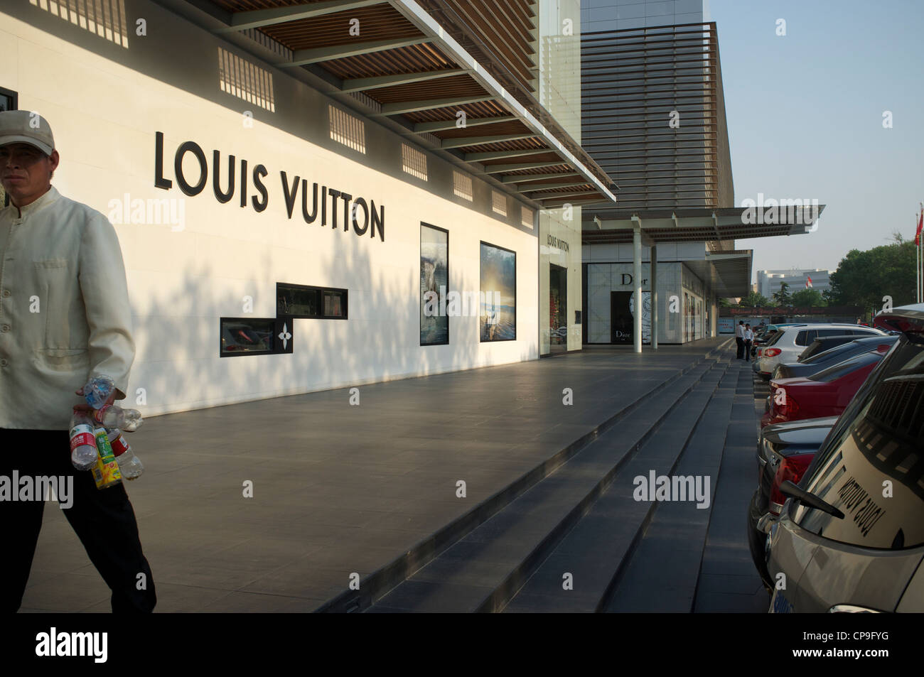 Louis Vuitton at Friendship Department Store, the first high-end luxury department store in Tianjin, China. 07-May-2012 Stock Photo