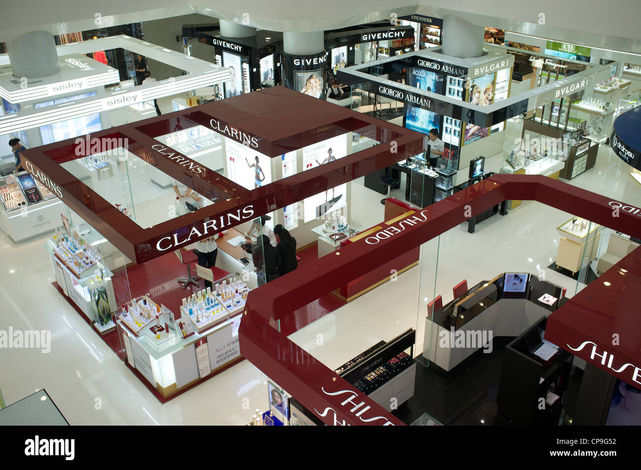 Cosmetics Section at Friendship Department Store, the first highend