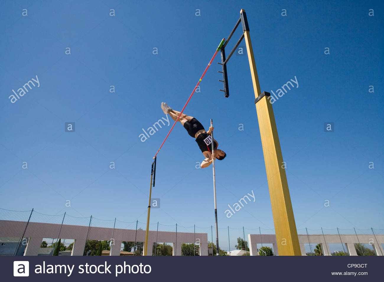Pole Vault Athlete Stock Photos & Pole Vault Athlete Stock Images Alamy