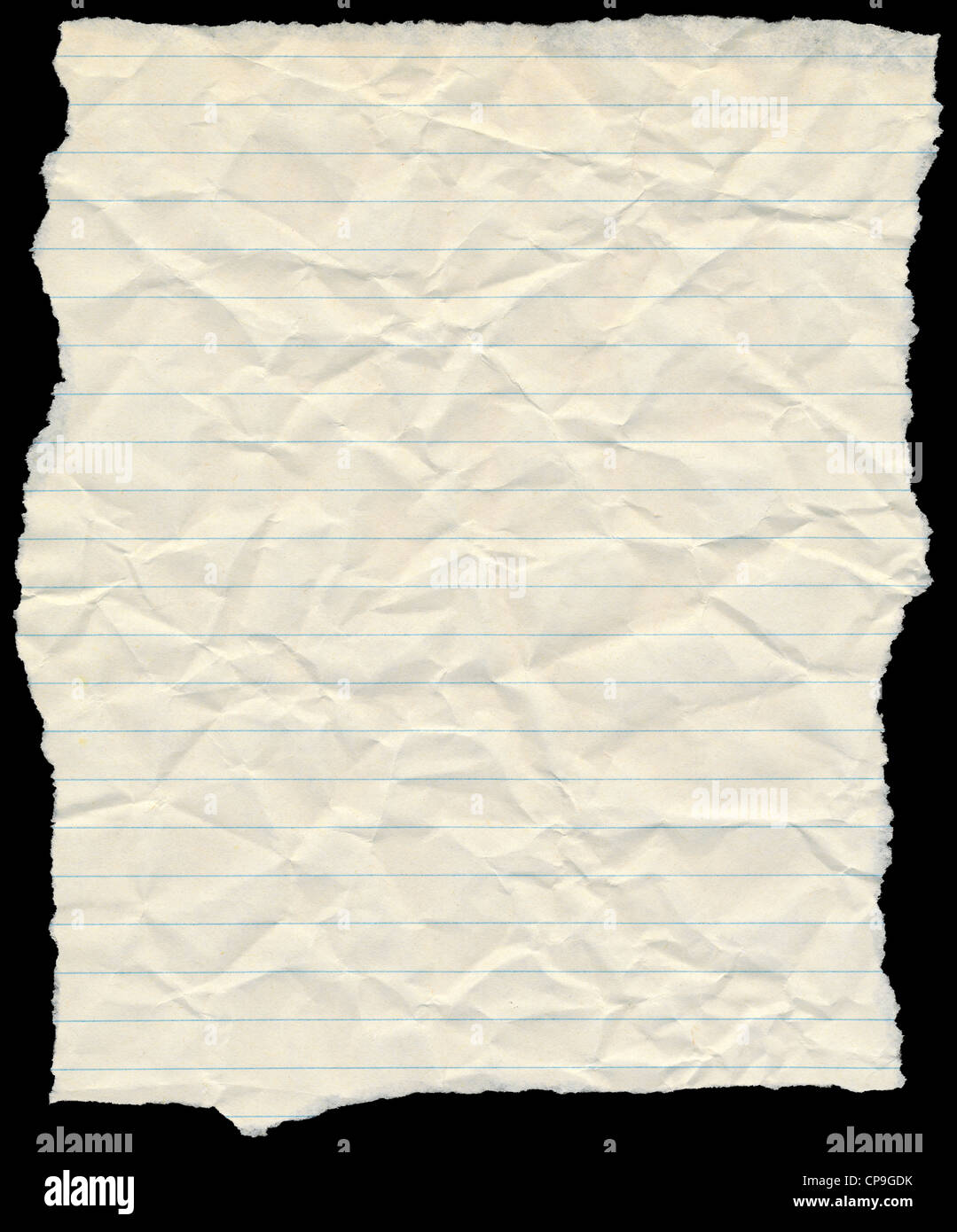Lined paper torn hi-res stock photography and images - Alamy