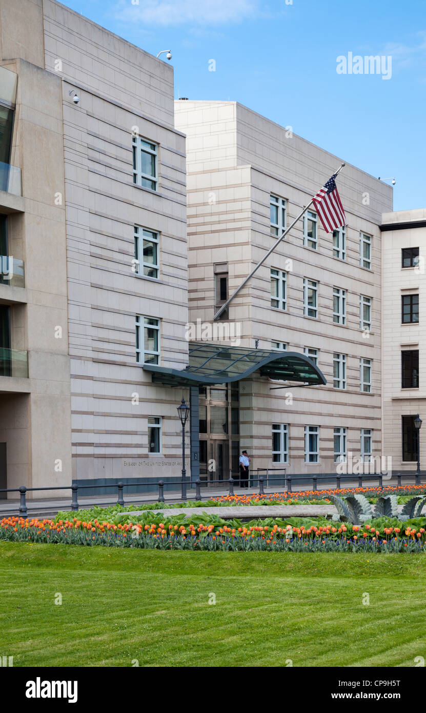 American Embassy on Pariser Platz, Berlin, Germany Stock Photo