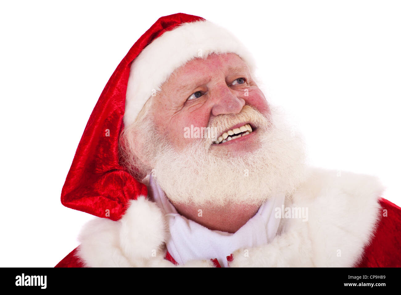 Santa Claus in authentic look. All on white background Stock Photo - Alamy